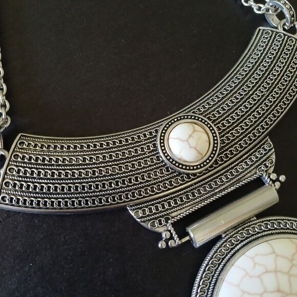 NEW Necklace & Earrings Set Paparazzi Lasting Empress-ions Egyptian Look - Picture 3 of 9